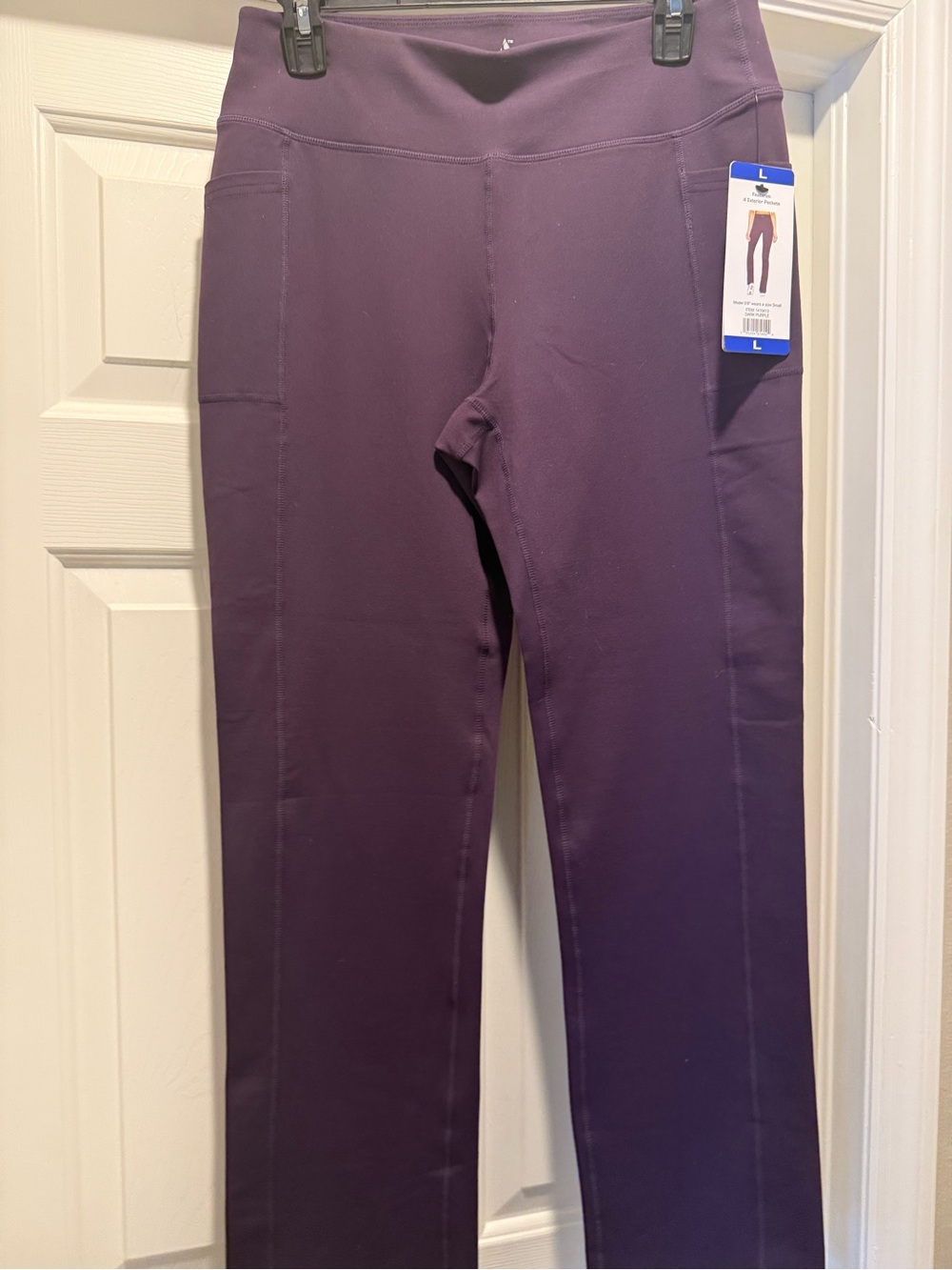 Skechers Deep Purple Women’s Active Leggings with Side Pockets